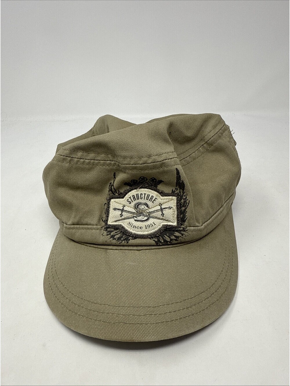 Structure Since 1951 Tan Khaki Hat Cap Adjustable